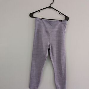 Athleta Lavender High-Rise 7/8 Leggings – Size M Seamless Performance Tights